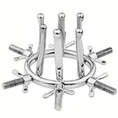 Metal Justerbar anal Dilator Vaginal Dilator BDSM Analsexleksaker för män Kvinnor Anal Expander Anal Bår Anal & Vaginal Speculum för sensuell utforskning & intensiv stimulering (oval typ för kvinnor)