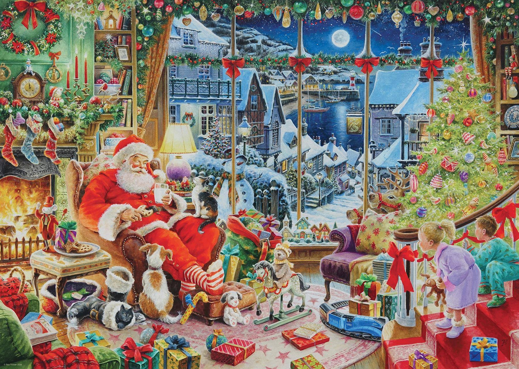 Ravensburger Christmas Limited Edition No.30 Santa Takes a Break 1000 Piece Jigsaw Puzzle