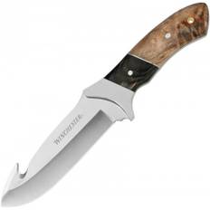 Stor jaktkniv Winchester Burl Wood