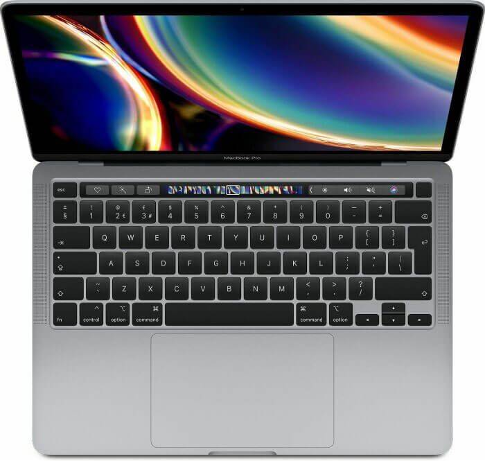 FAIR Apple MacBook Pro 2020 | 13.3" | Touch Bar | i5-8257U | 8 GB | 512 GB SSD | 2 x Thunderbolt 3 | spacegrey | DE