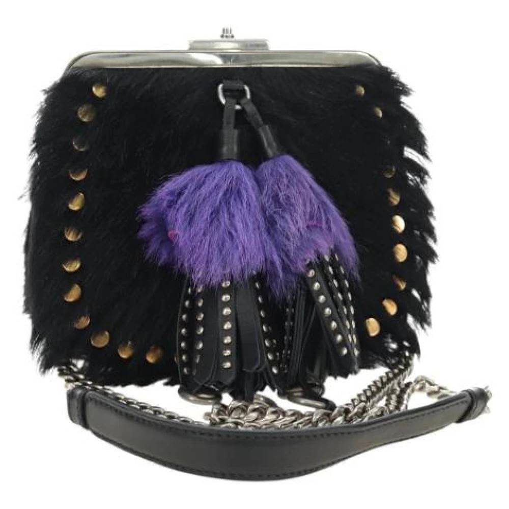 Prada Vintage - Pre-owned Vintage Fur Shoulder Bag Vintage - Dam - ONE Size -