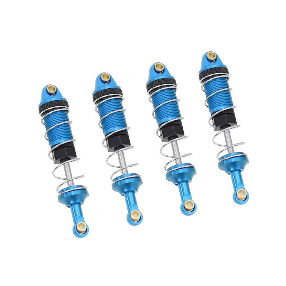 For MJX Go 14301 14302 14303 Metal Front Rear Hydraulic Oil Shock Absorbers for 1/14 RC Car Upgrade Part Red