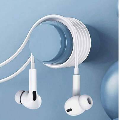 USB-C trådbundna in-ear-hörlurar, kompatibla med 17/16/15-serien, med mikrofon och volymkontroller, typ-C-gränssnitt, lämpliga för Samsung Galaxy och - Vitt (Type C)