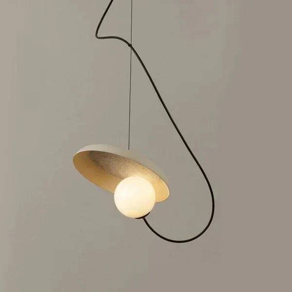 Lêume Hänglampa - Modern LED-lampa för Stämningsfull Belysning - Vit / 35cm