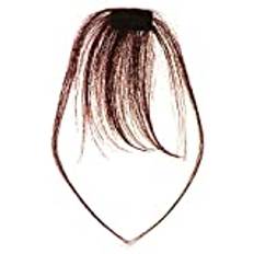 Lurrose Fransk Hårspänne Äkta Peruker Clip In Hair Bangs Clip In Air Bang Hair Extensions Clip P? Fringe Bangs F?r Kvinnor One Piece Peruk Äkta Hår Franska Hårspännen