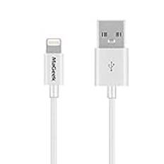 MaGeek Lightning till USB-kabel, Apple MFi-certifierad (1,0 m) iPhone-laddningskabel för iPhone 12/11/Pro/SE/XS/XS Max/XR/X/8 Plus/7/6S Plus, iPad Pro Air 2, iPod (Vit)