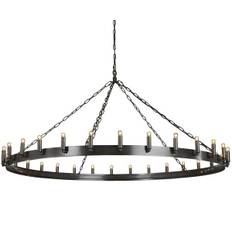 Artwood Crown lysekrone - dia. 165 cm - antique iron - Nej tak