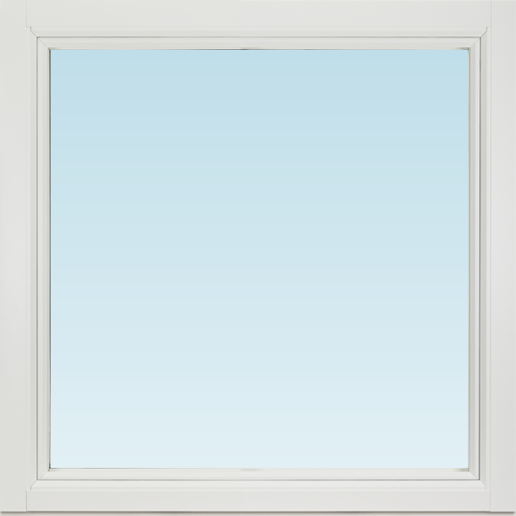 Svenska Fönster SF underkantshängt fönster inåtgående 980x980mm 1-luft, insida trä utsida aluminium, 2+1 glas  (10x10)