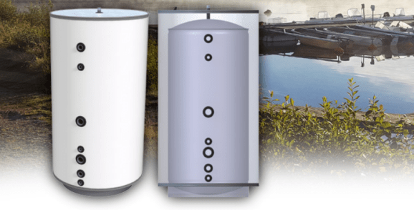 Rund isolerad 750L ackumulatortank MU-TIP (Välj rund isolerad 750L ackumulatortank med eller utan tillbehör:: 750L+FR300L)