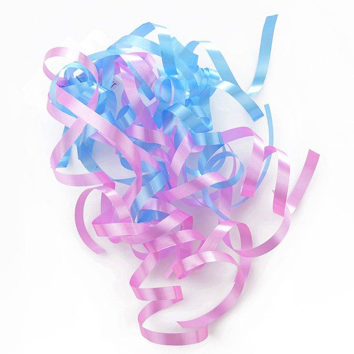 Curl Swirls Baby II - Rosa / Blå