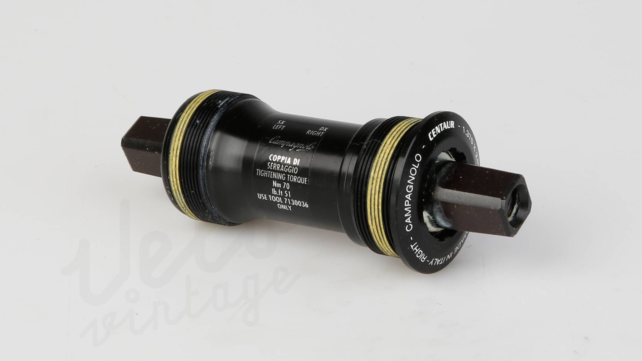 Campagnolo Centaur Krankboks | 115,5 mm | Firkant Aksel | BSA | 1,37" x 24 tpi, 68 mm | BB6-CE5G