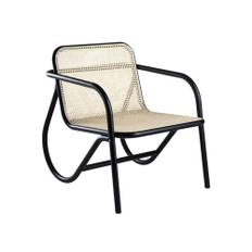 Gebruder Thonet Vienna - N. 200 Small Lounge Chair, Beech B01, Lacquered Beech, Woven Cane Seat - Fåtöljer - Michael Anastassiades - Träfärgad - Trä