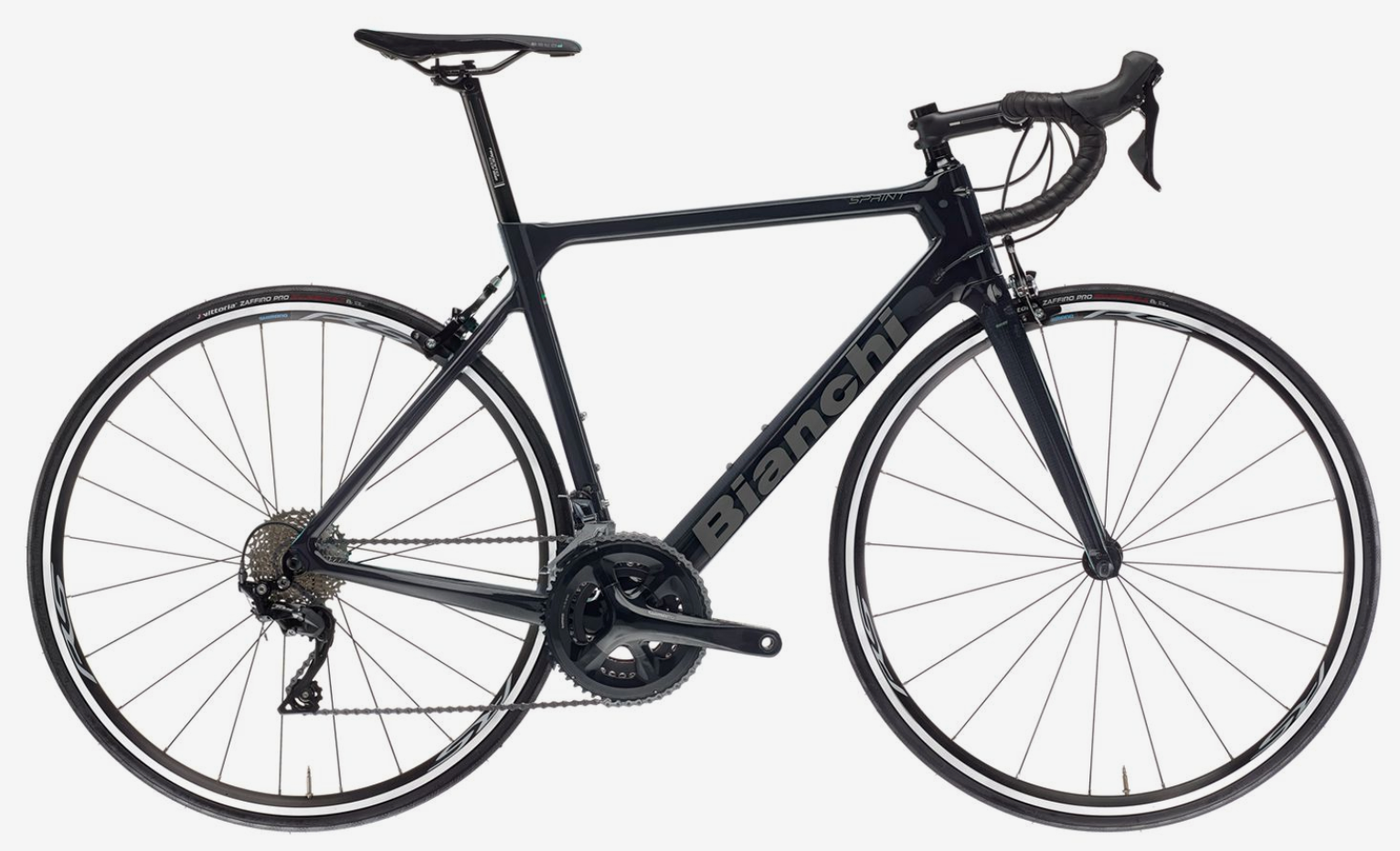 Bianchi Sprint 2021 - Shimano 105 11sp - Shimano WH-RS100 - 008 / 59 / SW - Black/Graphite Full Glossy