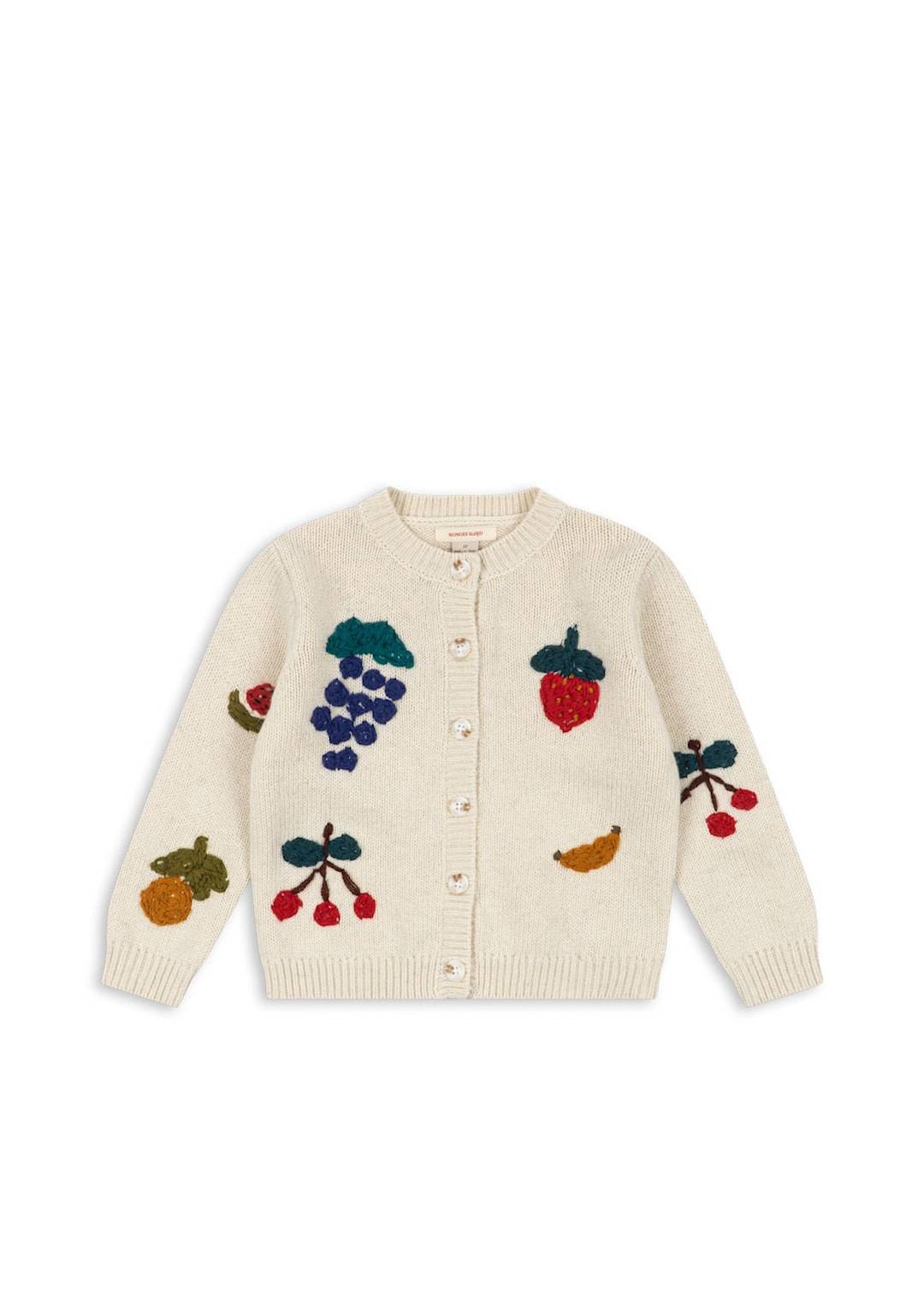 Konges Sløjd Fruity Kofta Summer Sand Summer Sand-9M Vit 9 månader Flickor