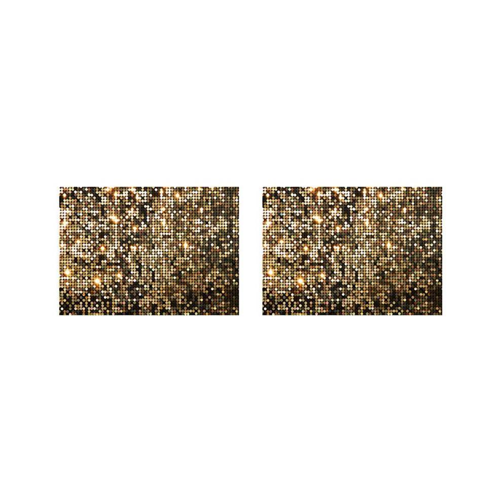 2pcs 210X150cm Glitter Gold Decorative Photography Backdrops Children'S Shower Birthday Party Banner Photography Fabrics