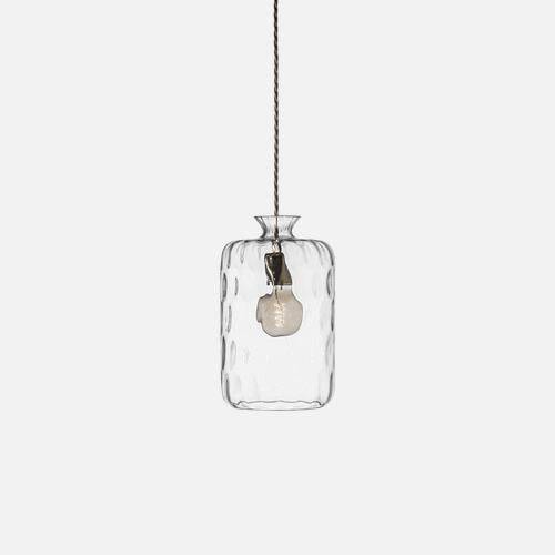 Pillar Pendant lamp Clear Dimples