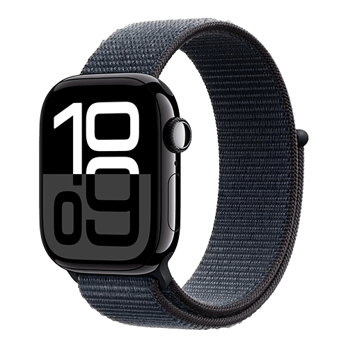 Apple Watch Series 10 (2024) GPS- Aluminium/Sport Loop 42 mm / Utmärkt skick / Svart