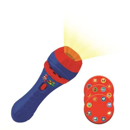 Lexibook Super Mario Lampa Och Projektor Smart Lampa Med Super Mario 085326 ficklampa