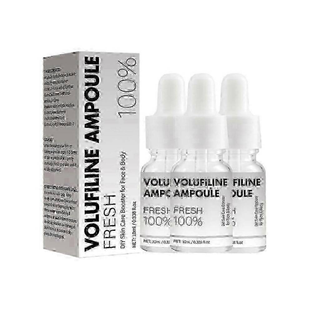 (3) Volufiline Serum Skin Care, Skin Firming Serum & Plumping Concentrate, Moisturising & Anti-Aging, Glow, Improve Elasticity, Reduce Fin