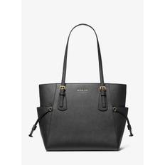 MK Voyager Large Saffiano Leather Tote Bag - Black - Michael Kors - ONE SIZE