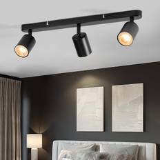 TEMU 1pc Led Ceiling Light 3 Bulbs,ceiling Spotlight Led Swivelling Gu10,spotlight Bar Ceiling Spotlight Spotlight Ceiling Spotlight For Kitchen,bedroom,living Room(bulb Not Included)
