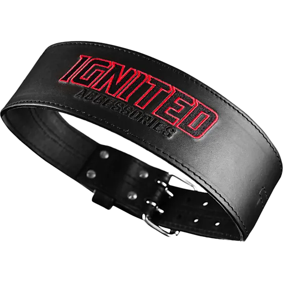 Ignited Accessories Ia Padded Premium Lifting Belt Träningsutrustning Black - Large