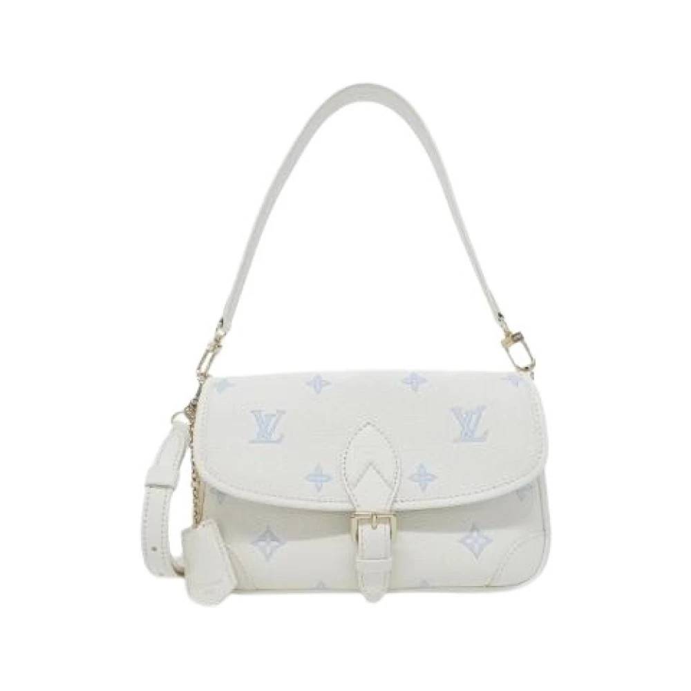 Louis Vuitton Vintage Pre-owned Diane Monogram Empreinte Skuldertaske - Vintage - Dame - Hvid - ONE SIZE - Uld