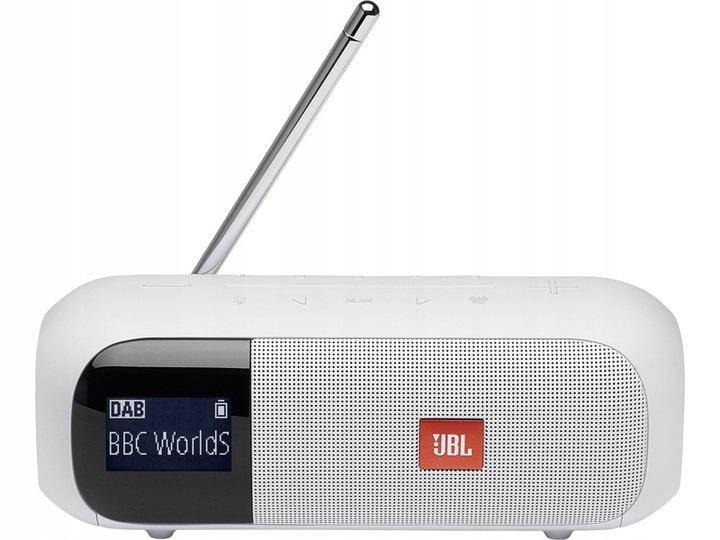 Radio Jbl Tuner 2 Dab+/Fm Bluetooth Ipx7 Białe
