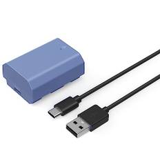 SMALLRIG NP-FZ100 2400mAh Battery Akku für Sony A7 IV Kamera, wiederaufladbarer Kamera-Akku mit USB-C 2,5 für Sony A7S III, A7R III, A7 III, A7C, A6600, A6700, FX3, FX30, ZV-E1, α7CR, α7C II - 4265B