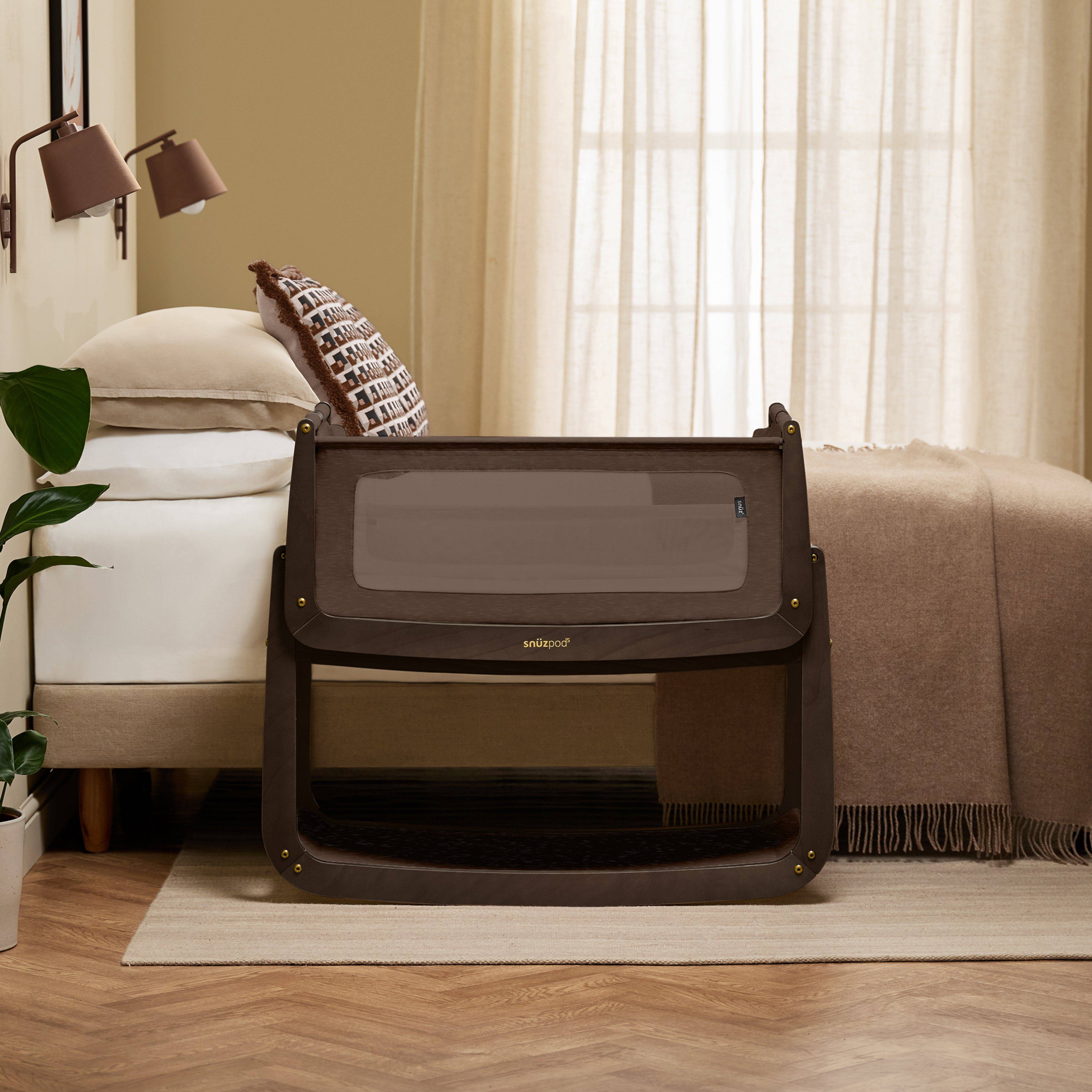 SnuzPod5 Bedside Crib Chocolate - Default Title
