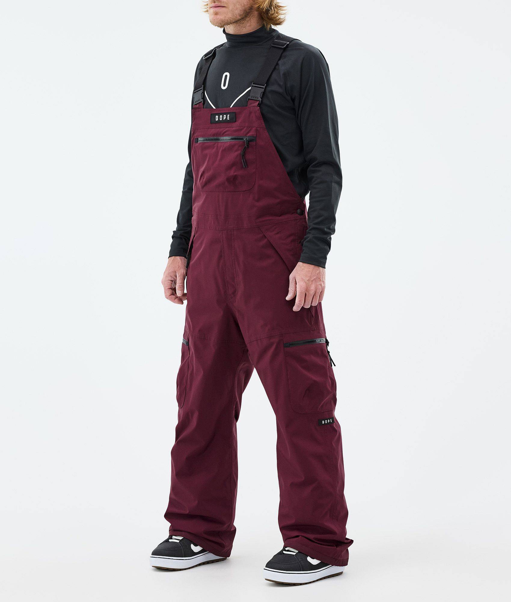 Dope Vertex Snowboardbyxa Man - Burgundy - Vinröd