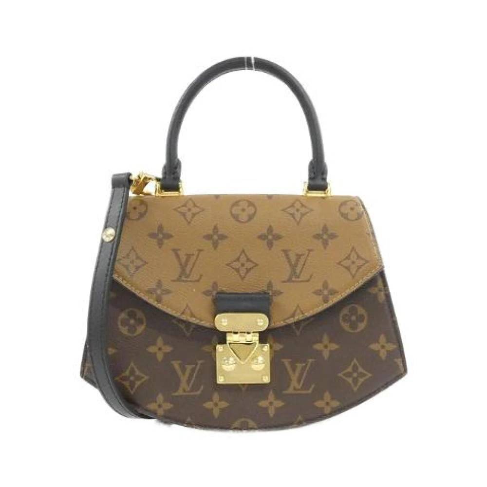 Louis Vuitton Vintage Pre-owned Tilsitt Monogram Reverse Skuldertaske - Vintage - Dame - Brun - ONE SIZE - Uld