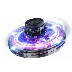 Led Light Up Fun Cool Legetøj Til Børn, Håndbetjente Ufo-droner, Mini Flyvende Kugle, Svæve-boomerang Fidget Spinner, Fantastiske Gaver Til Drenge Og Piger [GGL] Black
