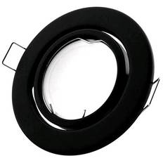 Downlight kit, Ø7 cm hul, Ø9 cm, sort, vælg MR16 eller GU10 fatning