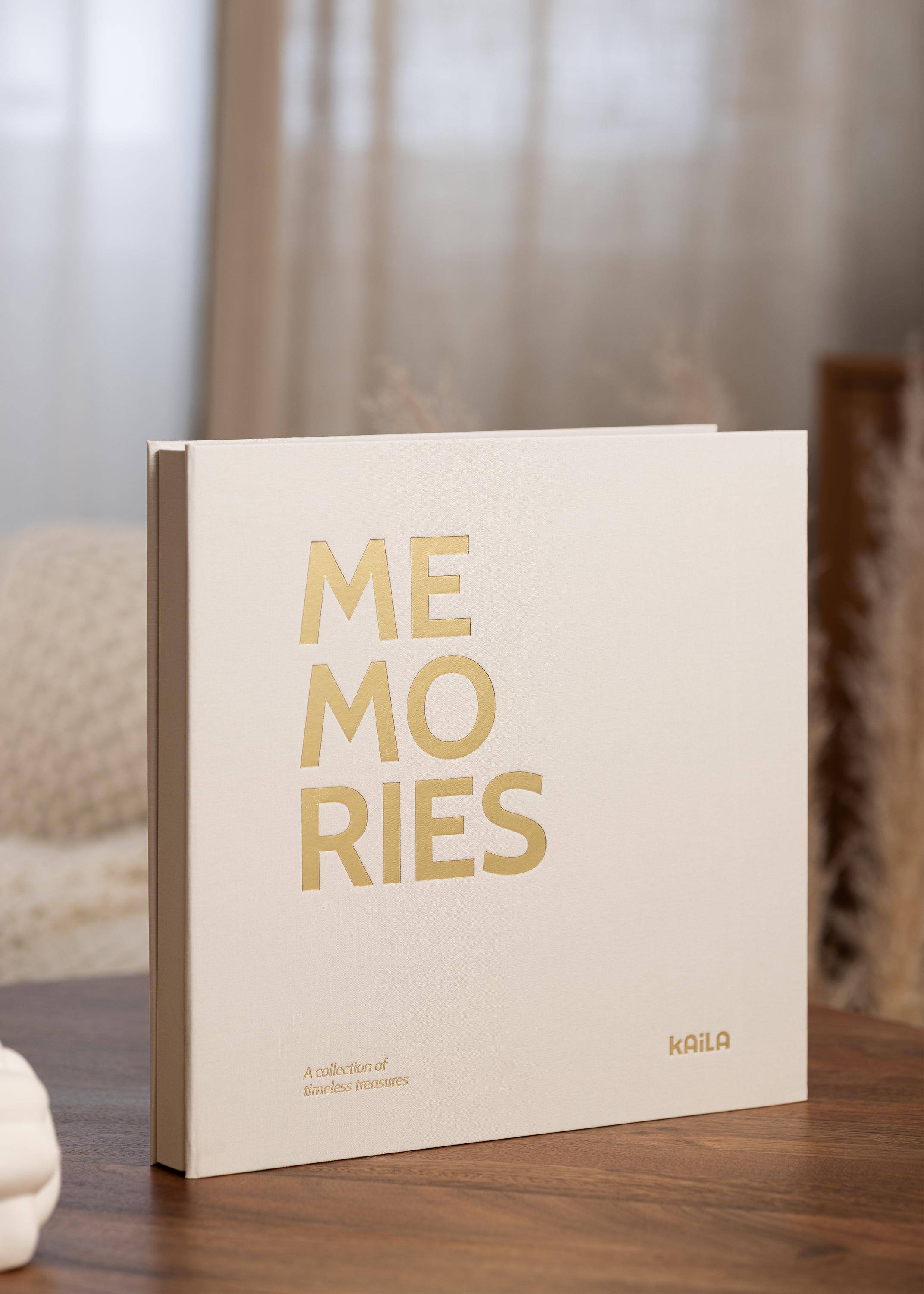 Kaila Fotoalbum Memories Cream - 300 Stående Bilder i 10x15 cm