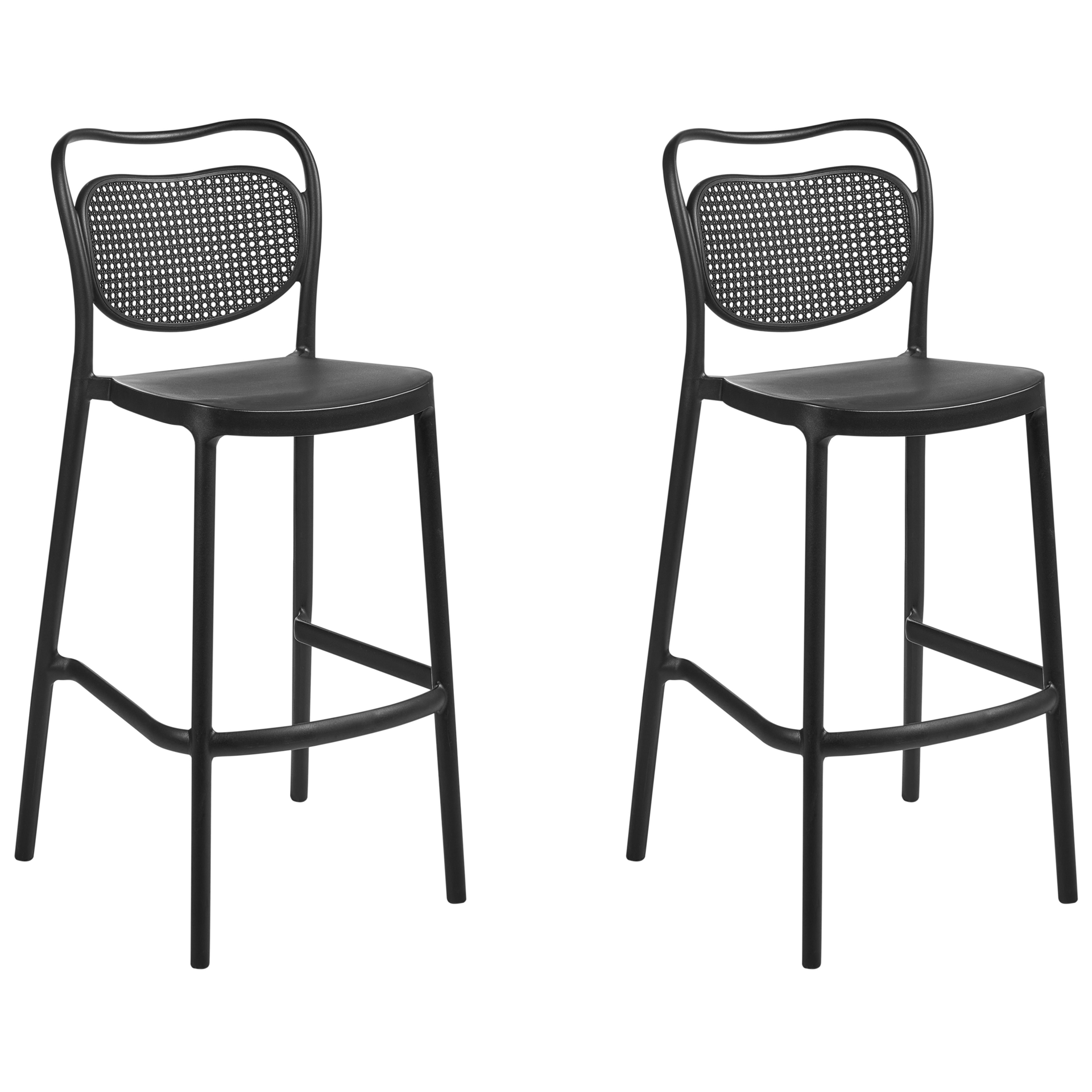 Barstol utomhus Celleno - Svart Barstol utomhus