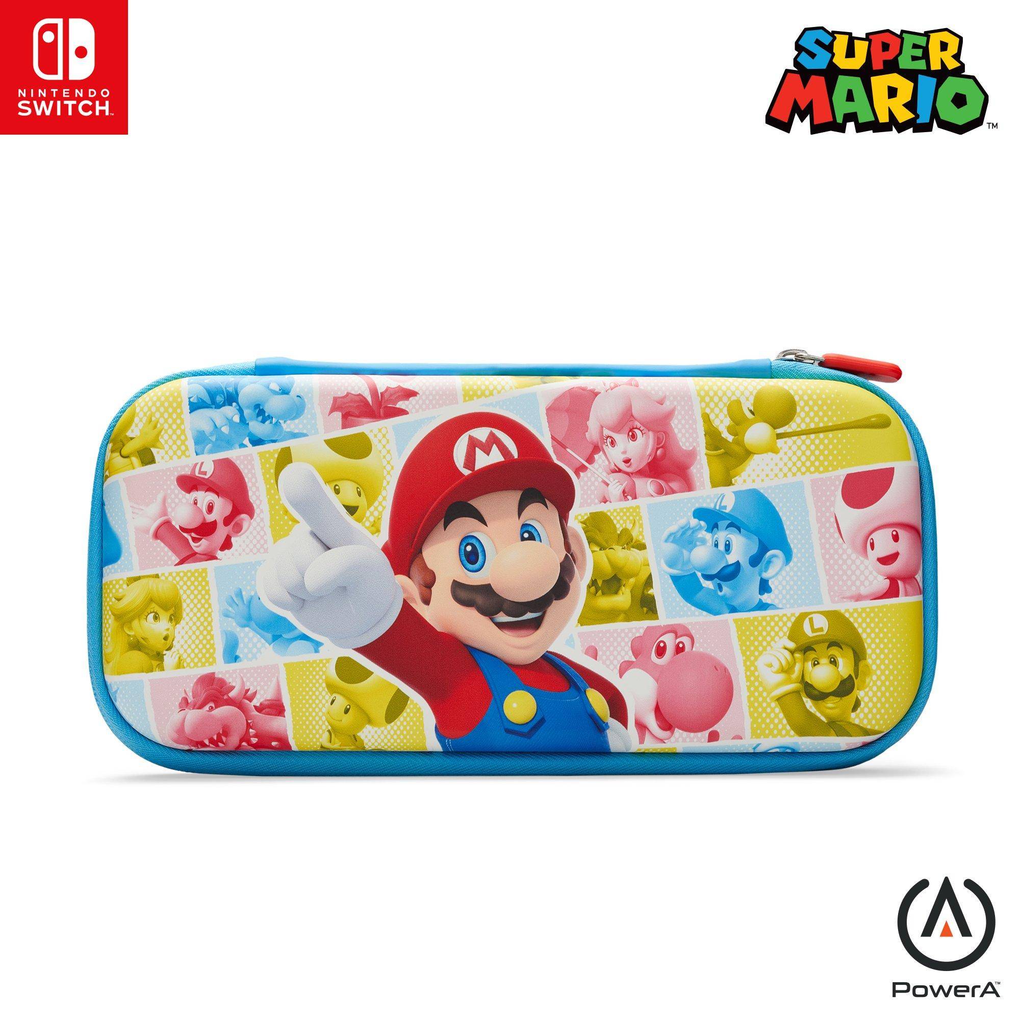 Powera Slim Case For Nintendo Switch - Mushroom Kingdom Reel