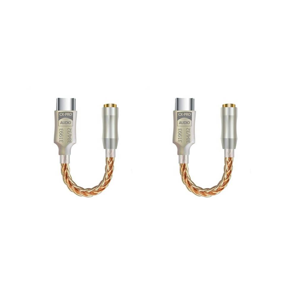 2X CX31993 HiFi DAC Type C to 3.5mm Headphone Amplifier Audio Decoder IEM AMP Mobile Phone Adapter A