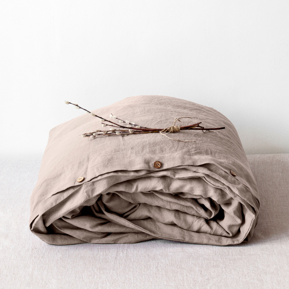 Dynebetræk Vasket Hør - Portobello - Linen Tales - 200x220