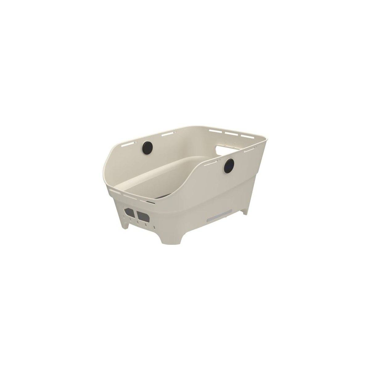 Cykelkorg Basil Cento Neo Bak Plast WSL Creme 21L