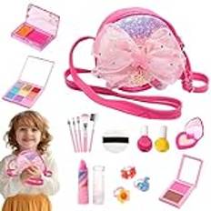 Girls Makeup Set for Kids, Pretend Toddler Girls Makeup, Washable Real Makeup Set, Real Makeup Set for Kids, Makeup Set for Little Girls, Christmas Gift for Girls, Birthday Makeup Set for Kids