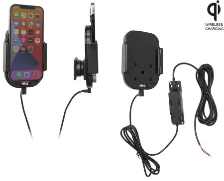 Brodit Qi trådløs aktiv holder til fast montering, Apple iPhone 12 Pro Max