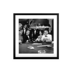 James Bond - Svart / vit (B: 75 x H: 75 cm)