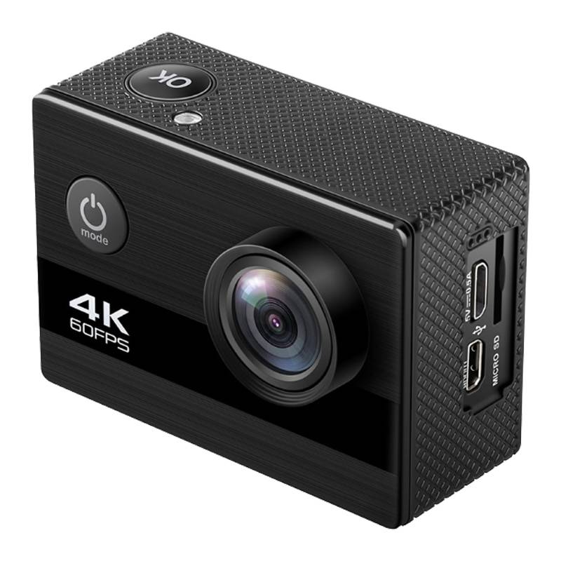 Sportkamera 4k 60 ram hd vattentät kamera 2.0 tums ips undervattenskamera cykling sport dv-kamera