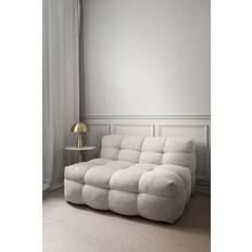 Sleepo - Billie Loungestol Beige Bouclé 120cm