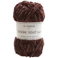 Bohème velvet "double" Plum