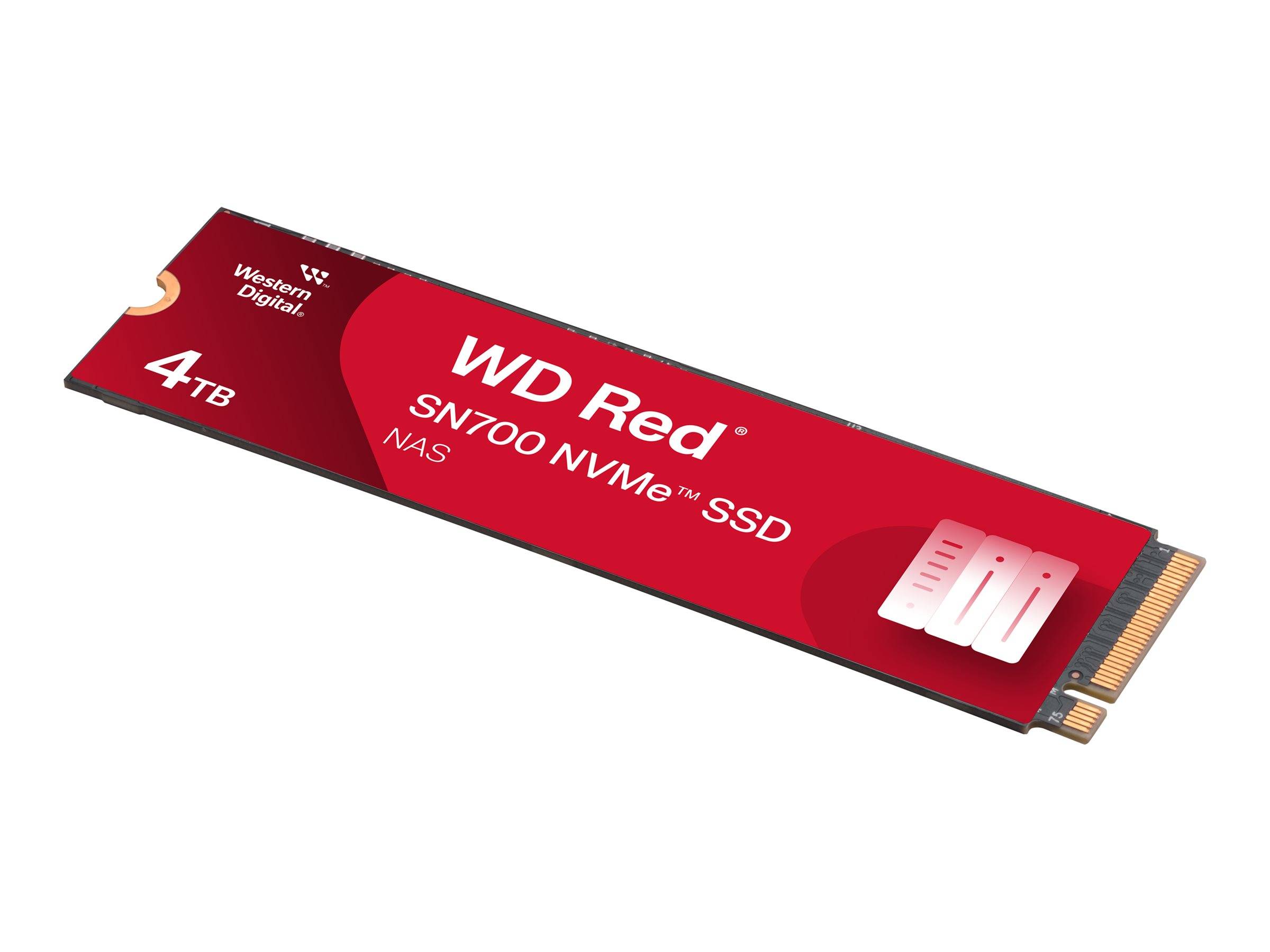 WD Red SN700 SSD WDS400T1R0C 4TB M.2 PCI Express 3.0 x4 (NVMe) --> På fjernlager, levevering hos dig 09-07-2026