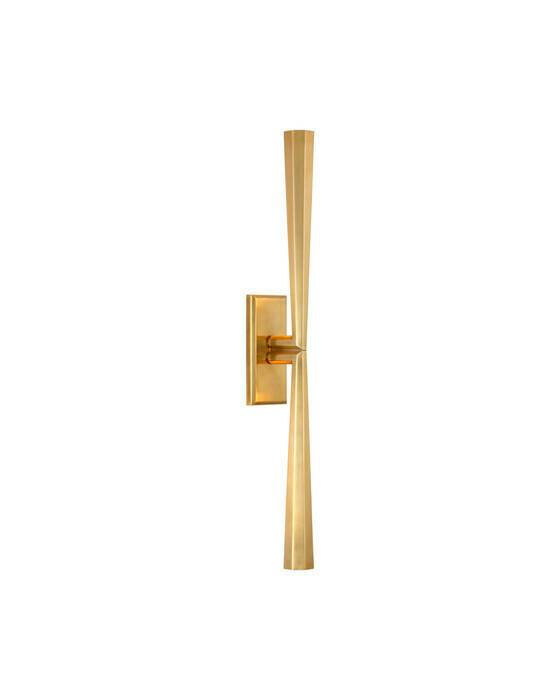 Galahad Linear Sconce Antique Brass