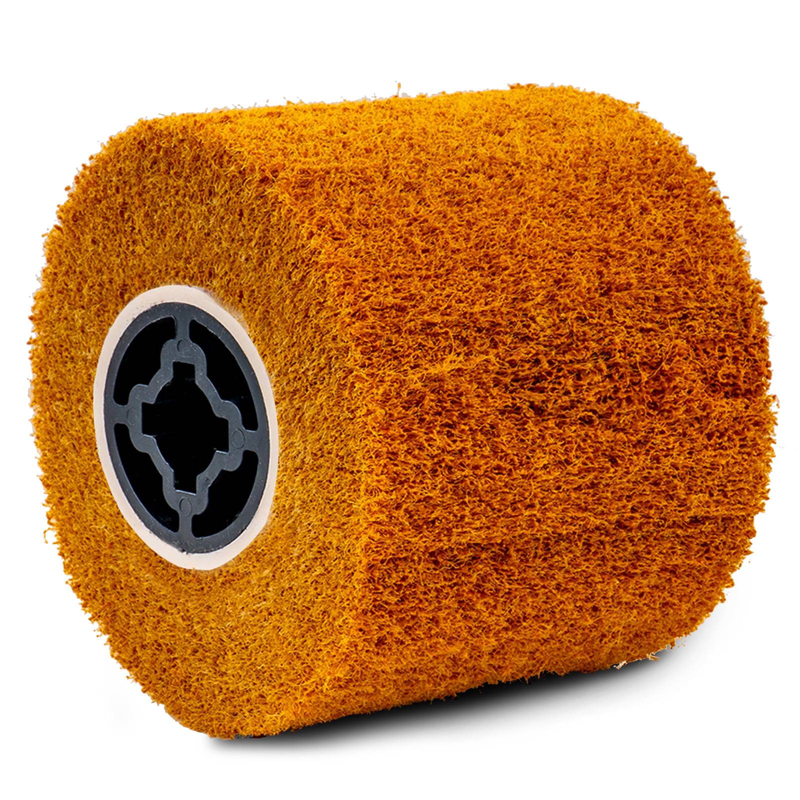 Slipfibervals P120 för Satineringsmaskin, 120x100x19 mm, 2-pack, Wuber Tools