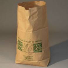 Sopsäckar av våtstarkt kraftpapper tvåbladig 125L 50-pack